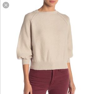 Melrose and Market Crop Sweater Beige XLP